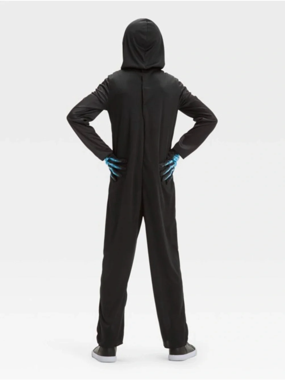 Kids' X-Ray Skeleton Halloween Costume Jumpsuit with Accessories | M (8)